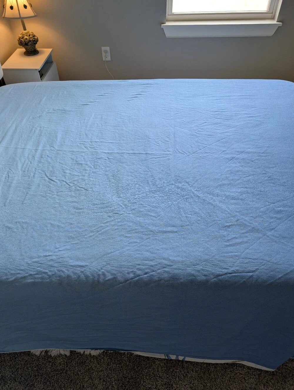 Southern Living Queen Reversible Duvet Cover Blue Crane Botanical Chinoiserie